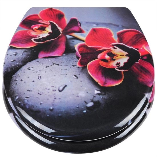 Briglia antibatterica per bagno con chiusura Soft-Close - 34.4x42.5cm