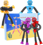 Fidget pop buze telescopica - 4 pezzi giocattolo nuovo per bambini con effetto educativo sensoriale.