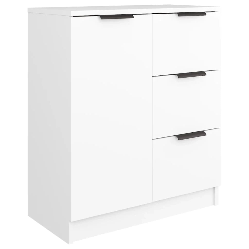Buffet credenza cassettiera armadio mobile contenitore organizer per cucina soggiorno salotto 60 x 30 x 70 cm legno ingegnerizzato bianco 02_0030328