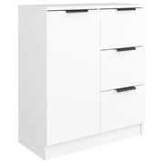 Buffet credenza cassettiera armadio mobile contenitore organizer per cucina soggiorno salotto 60 x 30 x 70 cm legno ingegnerizzato bianco 02_0030328