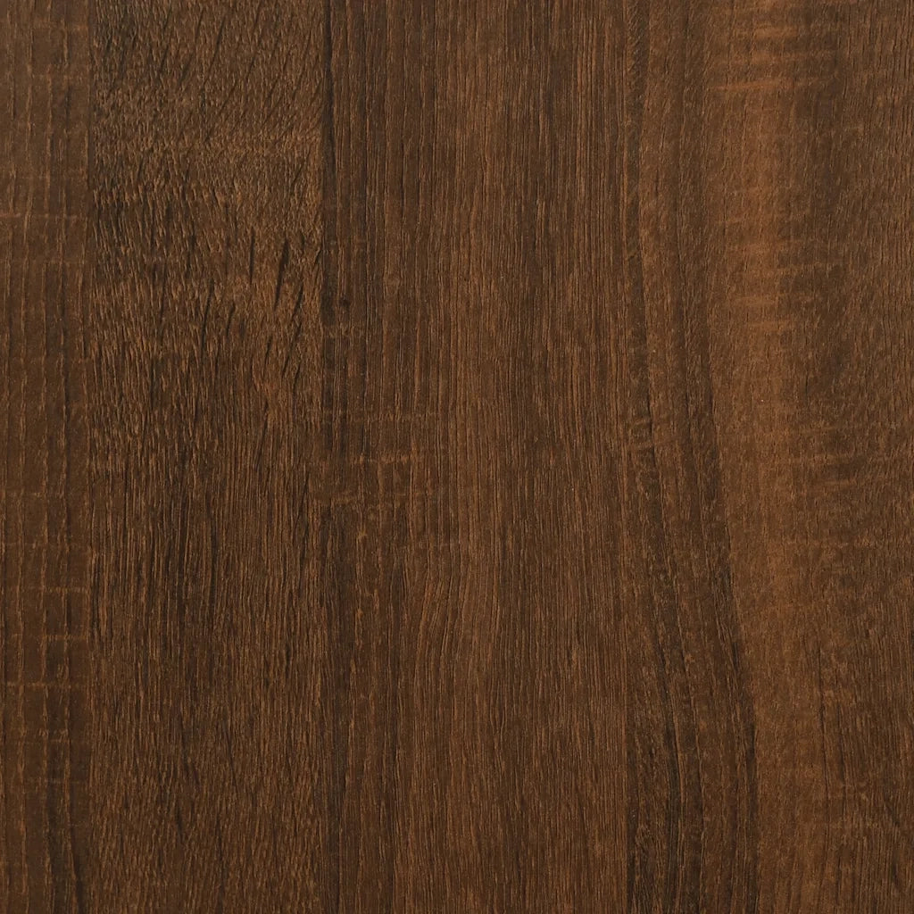 Panca Porta Scarpe Rovere Marrone 102x42x45cm Legno Multistrato 835201