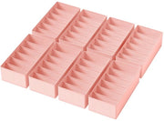 Organizzatore di carreggiata Opportuno per armadio - Cassetto pieghevole per l'organizzazione di tessuti Sistema di organizzazione di carreggiata per intimo, abbigliamento, calze, 8 pezzi Rosso