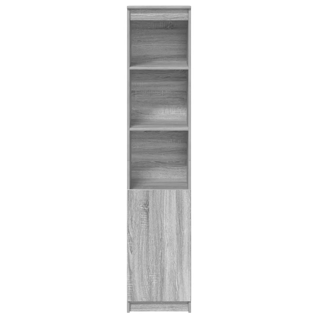 Credenza Grigio Sonoma 37,5x35x180 cm in Legno Multistrato
