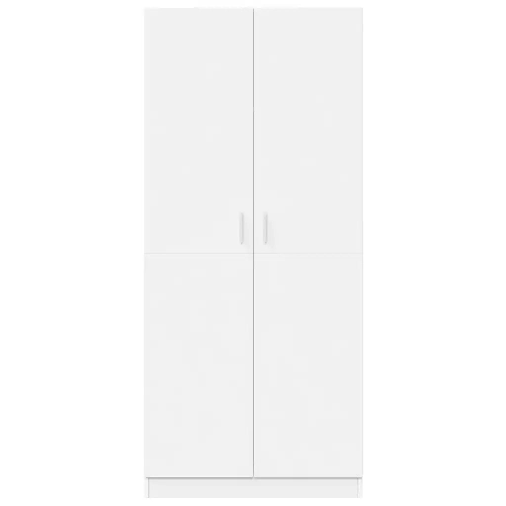 Armadio Bianco 80x52x180 cm in Legno Multistrato 800621