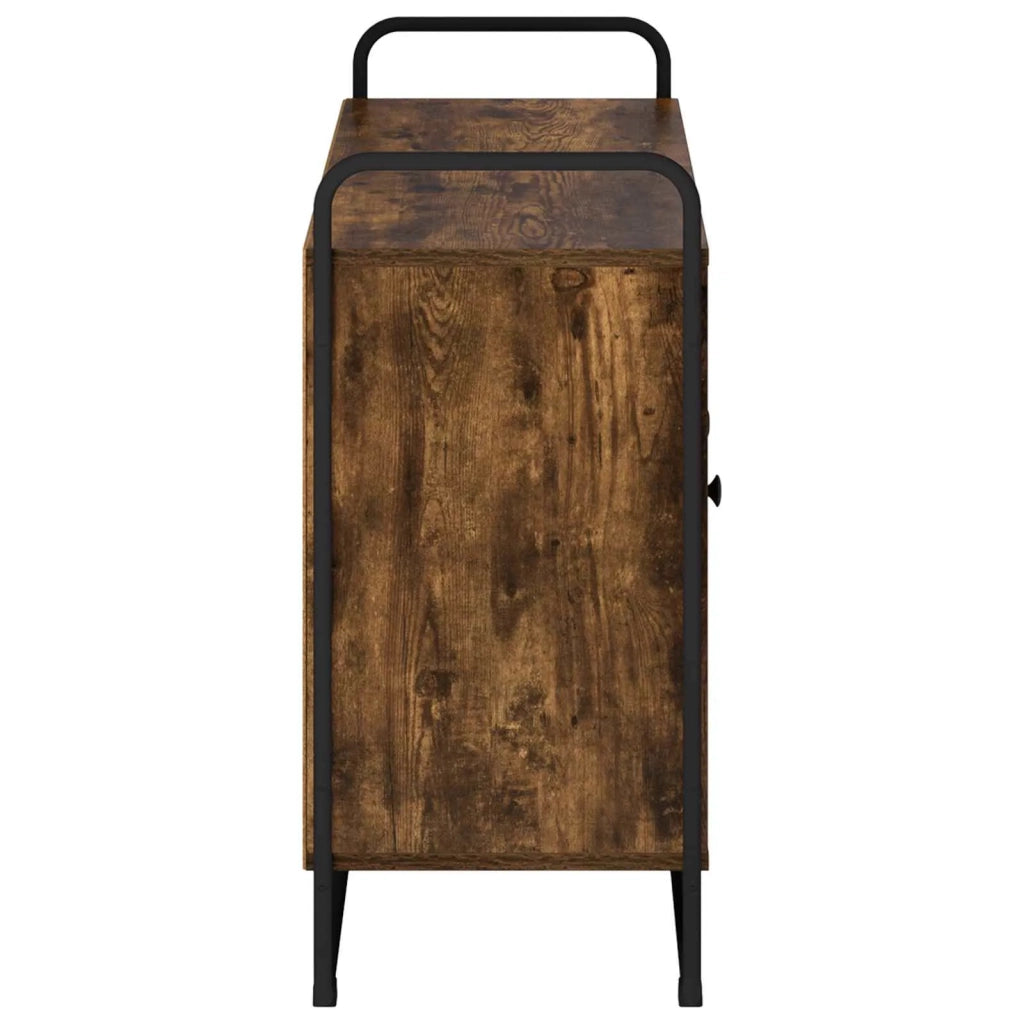 Credenza Rovere Fumo 102 x 35 x 75 cm Legno ingegnerizzato 8007974