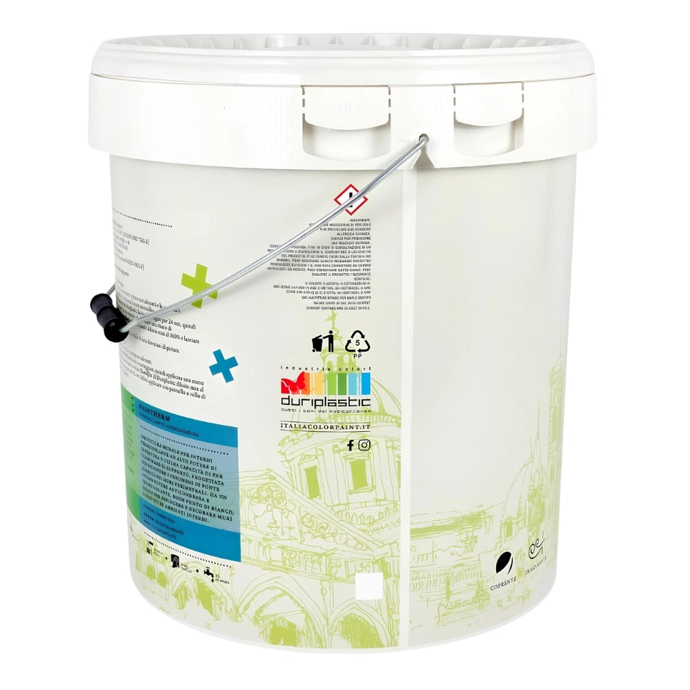 Idropittura termoisolante anticondensa muffe umidità bianca comfort paintherm *** formato 4 lt, confezione 1