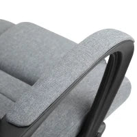 Sedia da Ufficio Presidenziale Ergonomica Basculante e Imbottita con Altezza e Inclinazione Regolabile, 62 x 76 x 110-119cm