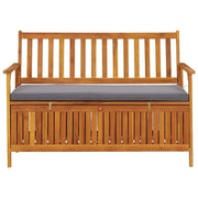 Cassapanca da Giardino 120 cm in Legno Massello di Acacia 310276