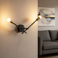 Lampada Da Parete APP1119-2W Black