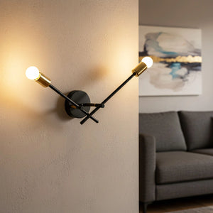 Lampada Da Parete APP1119-2W Black