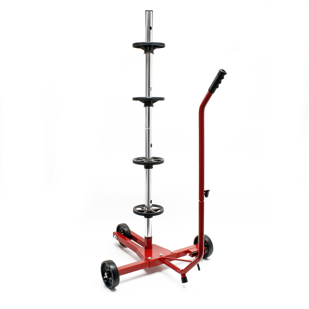 Carrello porta gomme con cerchi max 100 kg 225 mm Supporto per 4 pneumatici