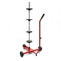 Carrello porta gomme con cerchi max 100 kg 225 mm Supporto per 4 pneumatici