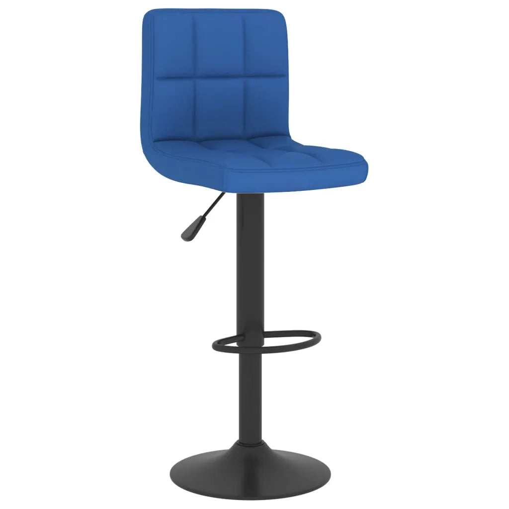 Sgabelli da Bar 2 pz Blu in Tessuto cod mxl 63528