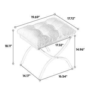 poltrona con pouf; schienale ergonomico; braccioli e tasca laterale; struttura in acciaio rosa