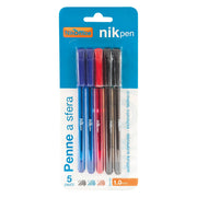 PENNA A SFERA c/tappo - 5 pezzi- 12 blister  - BricoGo