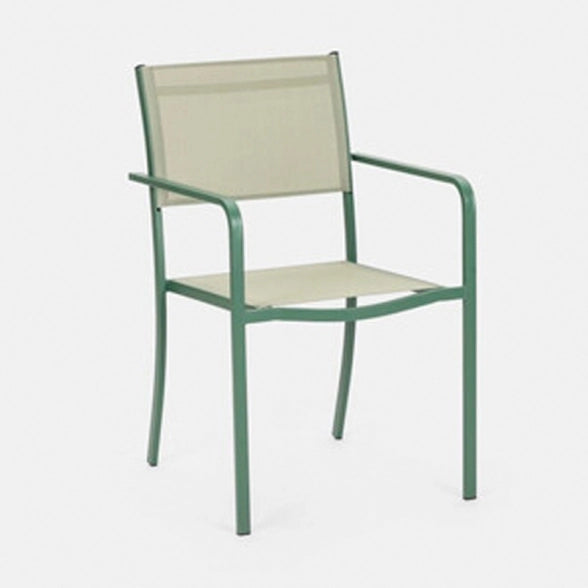SET DA PRANZO PER ESTERNO GIARDINO COMPLETO DI TAVOLO E 4 SEDIE MODELLO "MINIMAL"