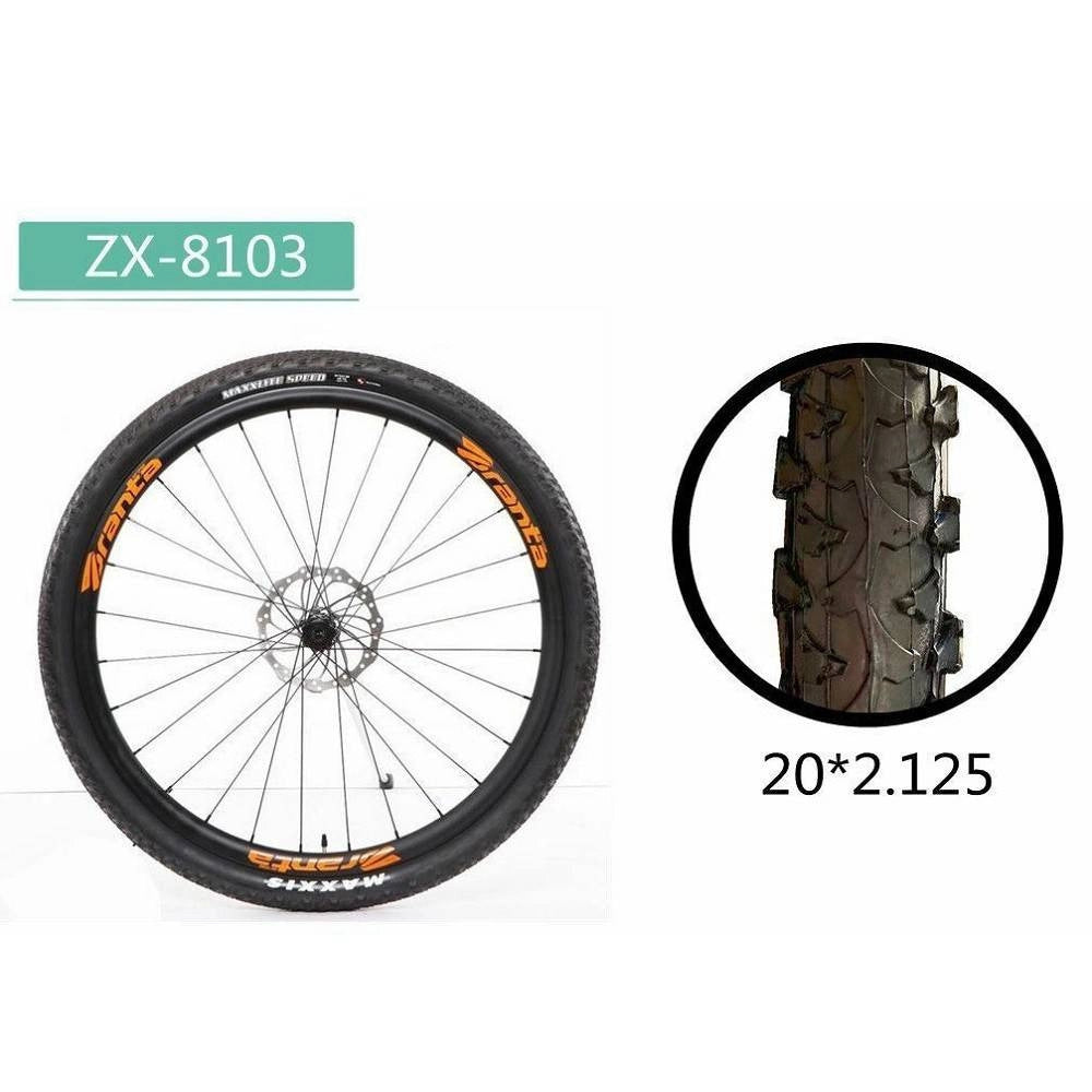 Trade Shop - Copertone Ruota Pneumatico Gomme Per Bici Bicicletta Mtb Bike 20×2.125 Zx-8103 -
