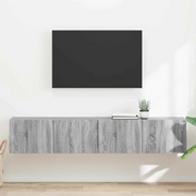 Mobile TV da parete 2 pcs Grigio Sonoma 78,5 x 31 x 29,5 cm