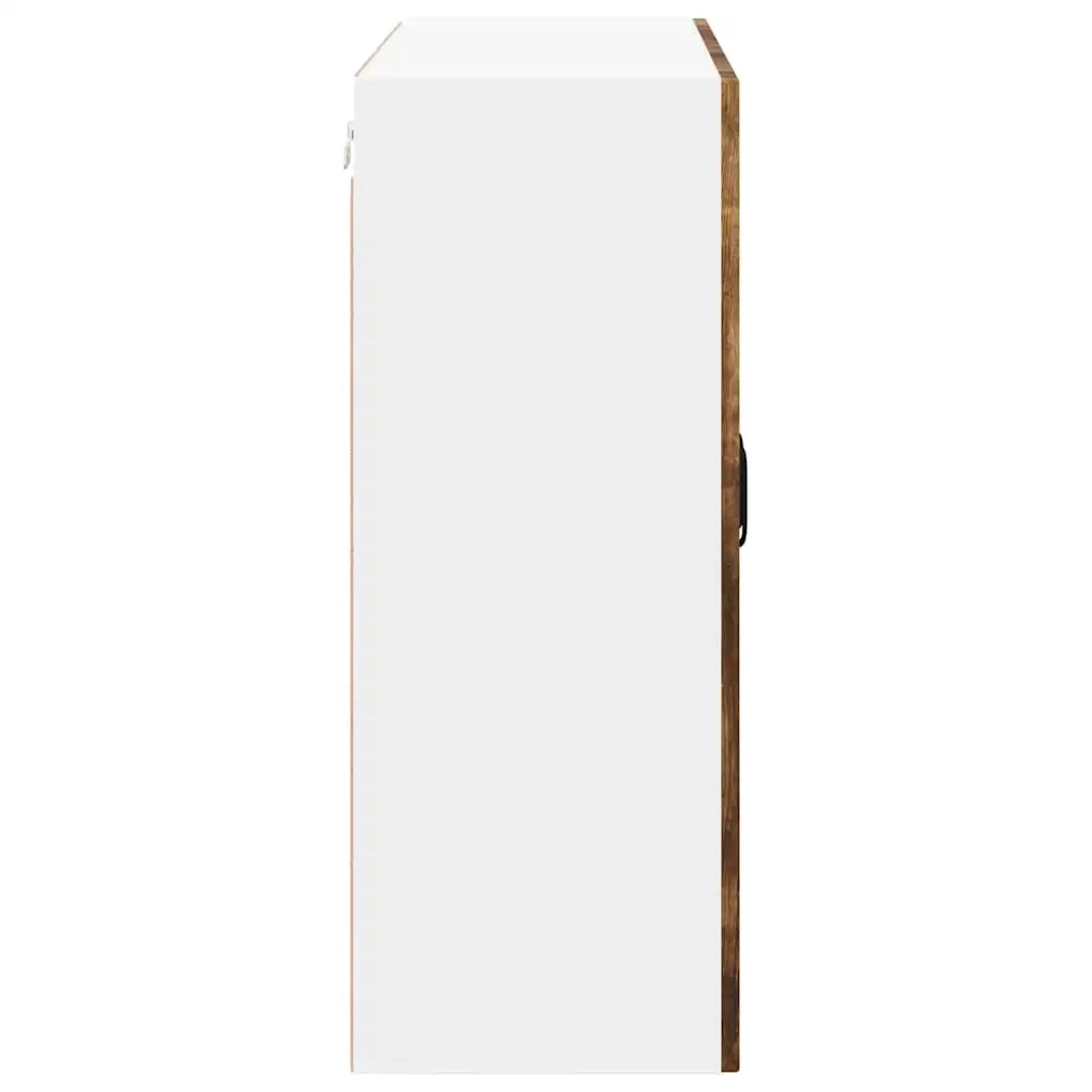 Armadietto a muro LUCCA Rovere Fumo 80 x 31 x 80 cm