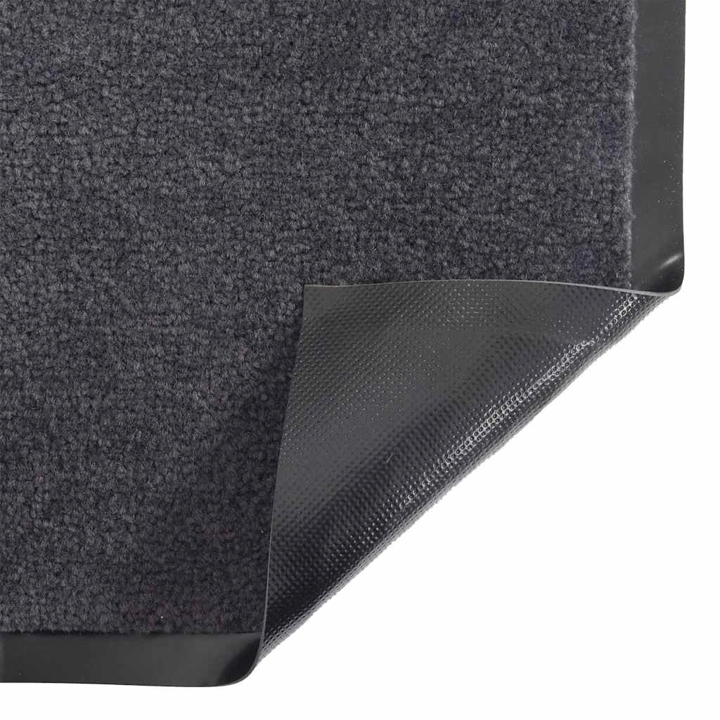Zerbino antiscivolo per interni/esterni 115 x 400 cm facile da pulire design moderno PP antracite 02_0058167