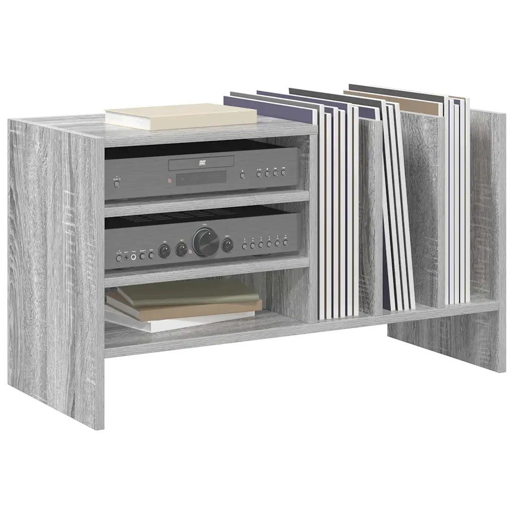 Mobile porta vinili Grigio Sonoma 78.5 x 35 x 45 cm 891077
