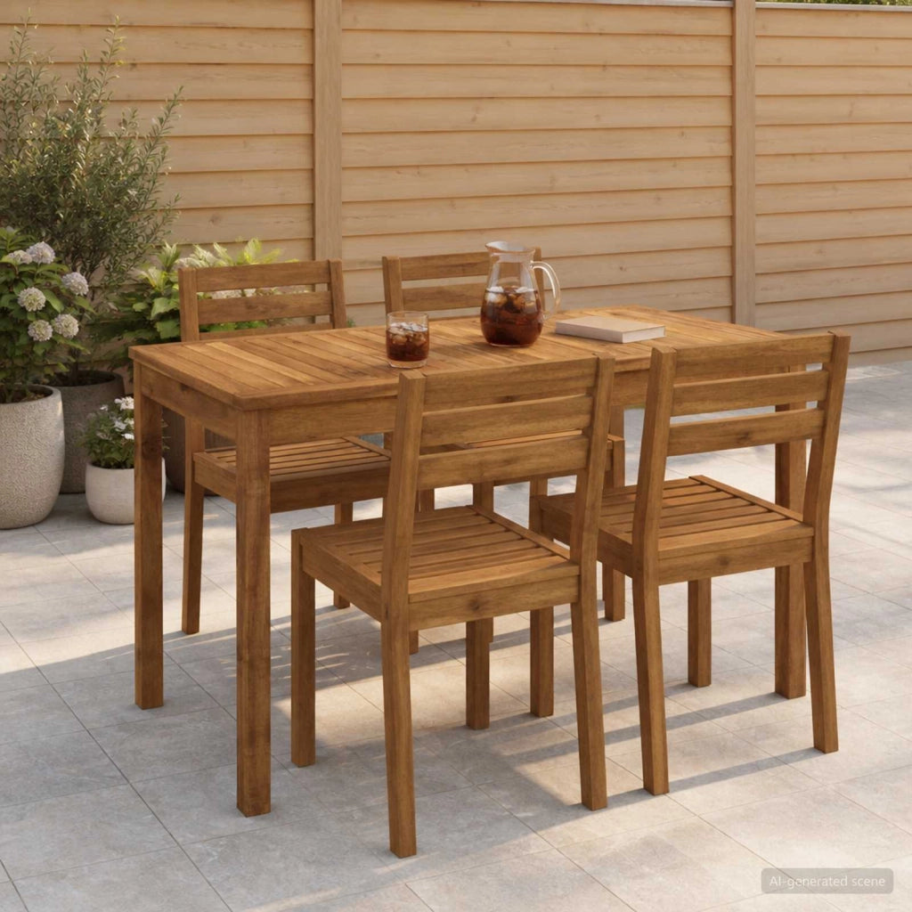 Tavolo da cena da giardino Naturale 108,5 x 55 x 75 cm 901249