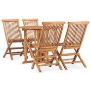 Set da pranzo pieghevole da esterno da 5 pezzi in legno massello di teak 02_0014712