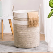 Wastebasket a mano con maniglia in tessuto Z-bluo con cerniera