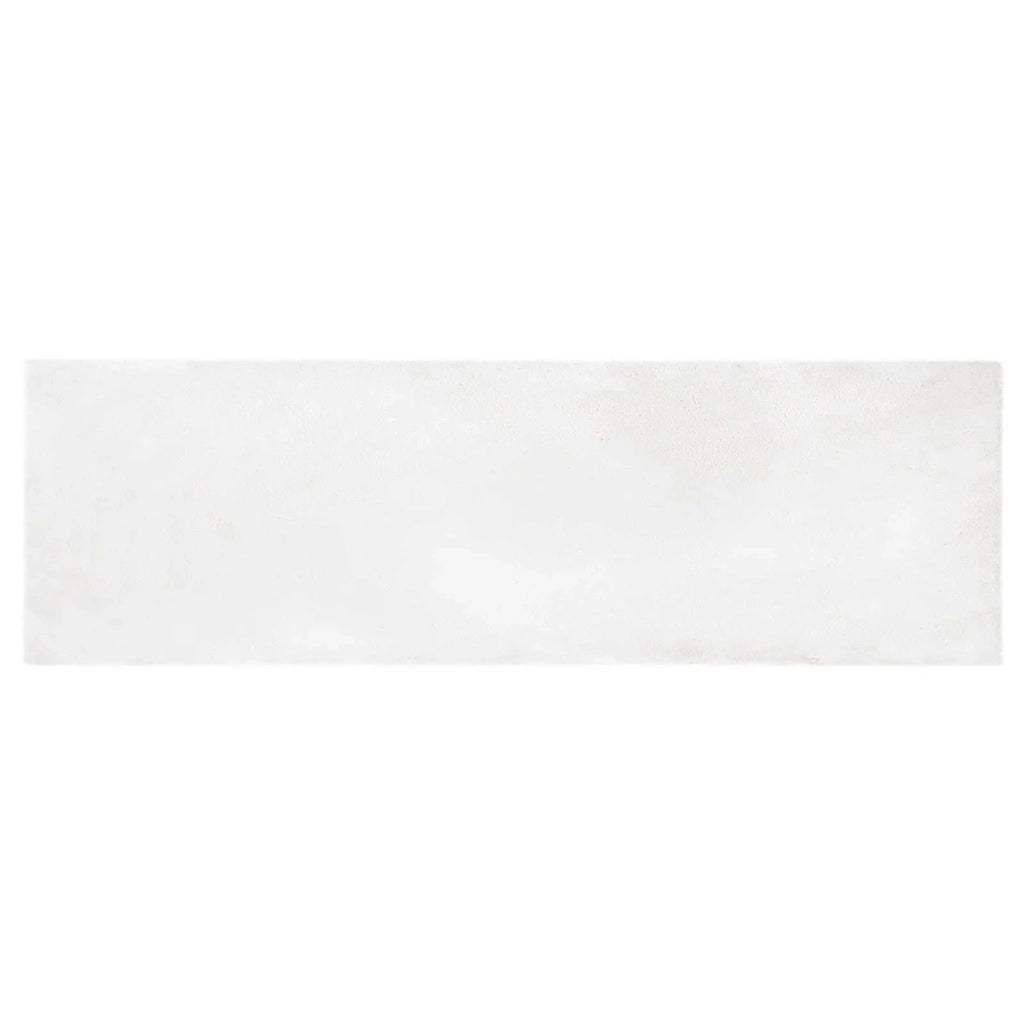 Tappeto antiscivolo in sintetica di coniglio OLITE Bianco 42021612