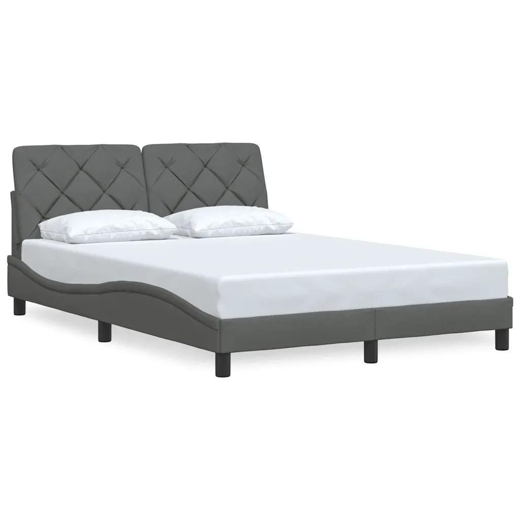 Giroletto senza Materasso Grigio Scuro 120x200 cm Tessuto 3310588