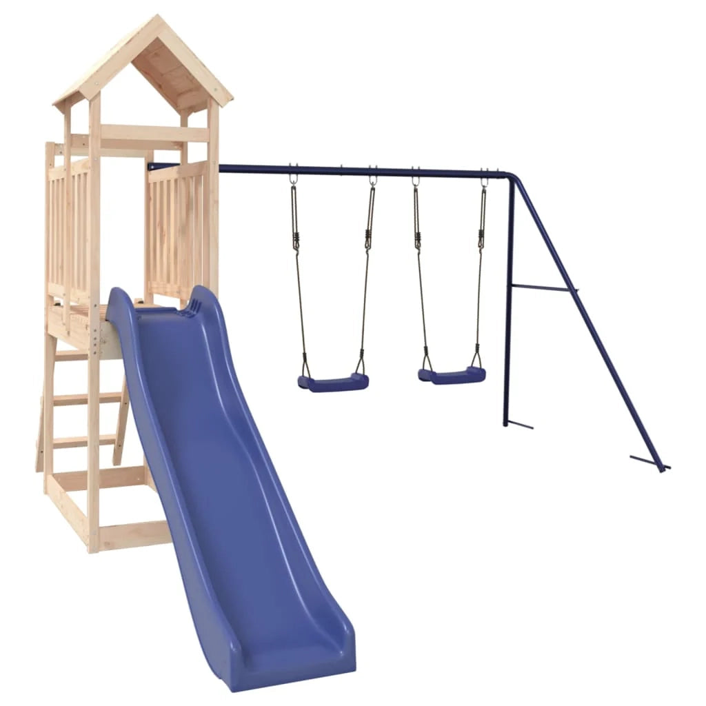 Area giochi da esterno 313 x 379 x 214 cm legno massello di pino 02_0004638