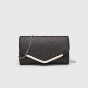 Borsa da mano elegante con catena per donne, clutch per occasioni speciali