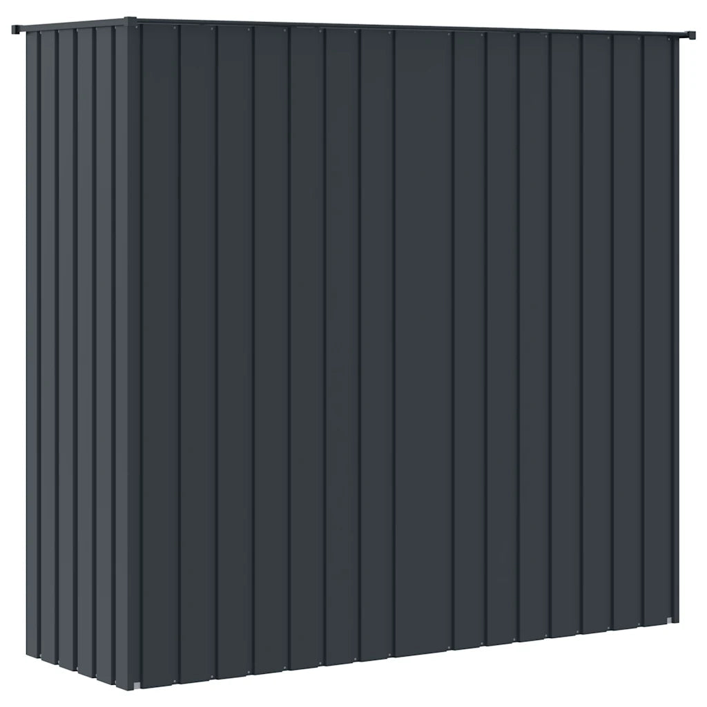 Gabbia per Uccelli Antracite 215x78x200 cm in Acciaio Zincato 172344