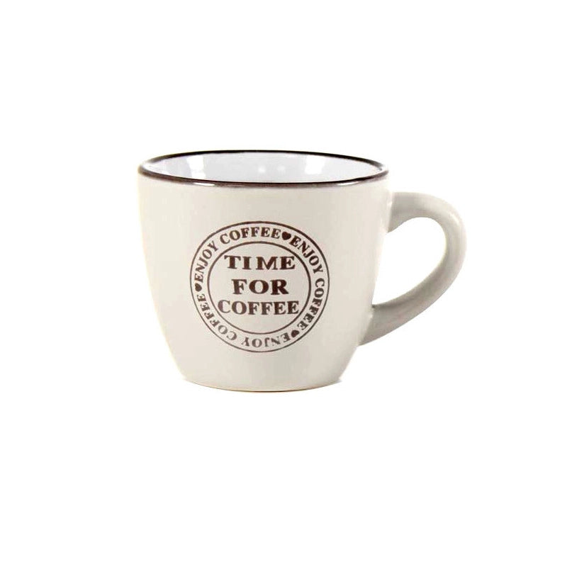 Tazza Caffe Ceramica Enjoy Pz 6 Bellintavola
