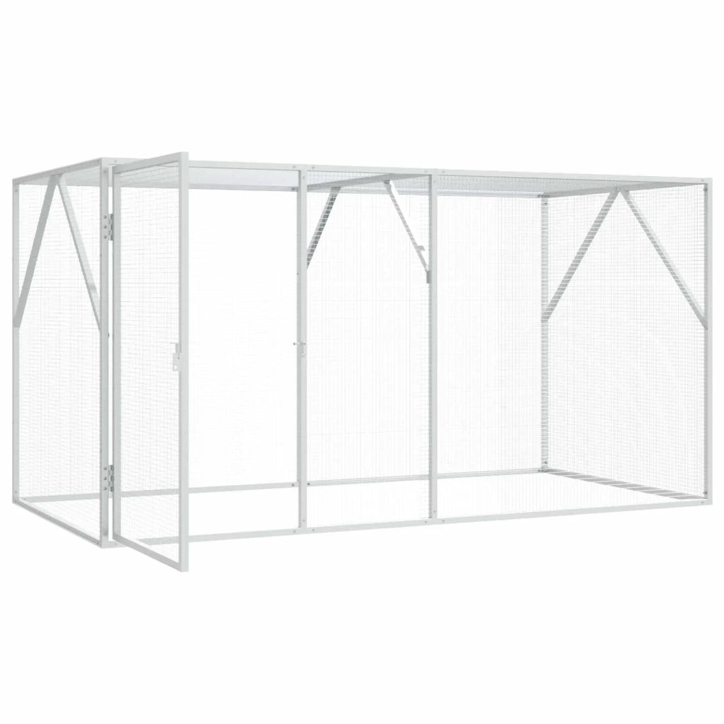 Gabbia per uccelli Antracite 208 x 102 x 108 cm Acciaio zincato CFW2677698