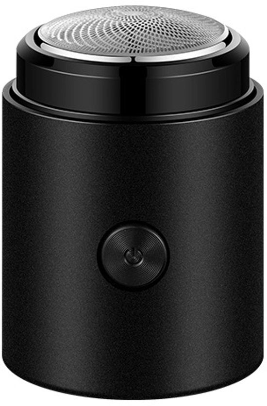 Mini scheerapparaat portatile per uomo, mini elettrico da viaggio, elettrico da viaggio impermeabile, impermeabile, compatto, molto efficace, per uso domestico e di viaggio (nero)