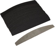 Set di Viti a Nastri 100 pezzi - Viti Interchangeabili - Piastra in Acciaio Inossidabile - Piastra a Mezza Luna - Dadi in Acciaio Naturale - Applicazione Professionale - Set di Viti a Nastri