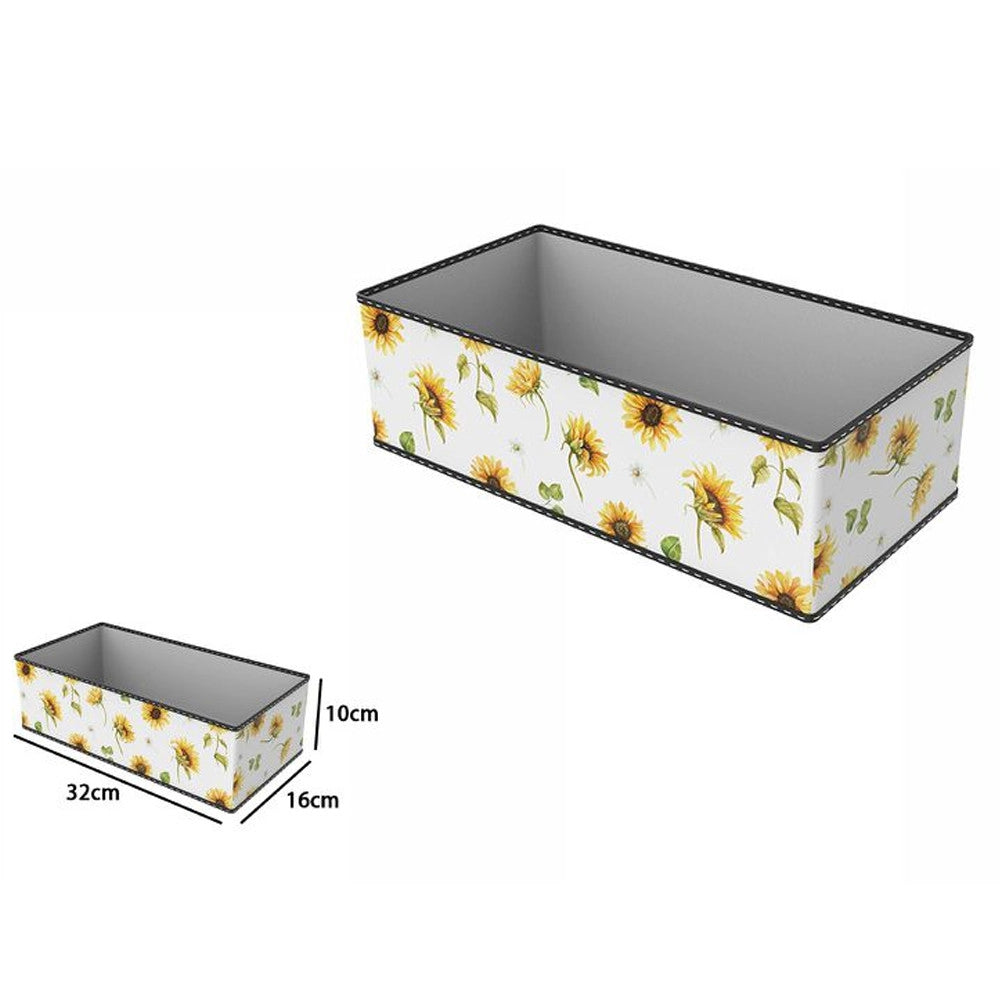 Trade Shop - Box Scatola Salvaspazio Armadio Contenitore Porta Oggetti Organizer 32x16x10 Cm -
