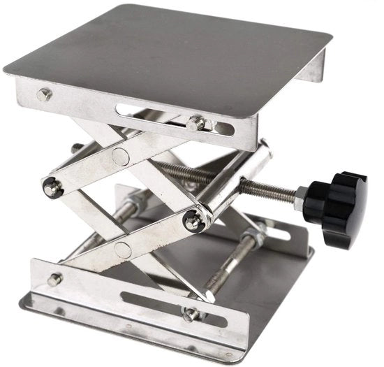 Sollevatore Laboratorio Adattabile - In Rame - Elevatore a Sbarra - Regolazione di Posizione - 150 mm - 3 kg di Capacità di Sollevamento