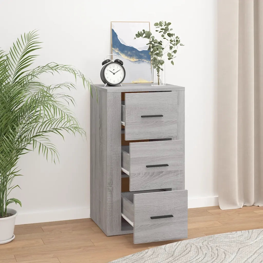Credenza Grigio Sonoma 40x33x70 cm in Legno Multistrato cod mxl 26102