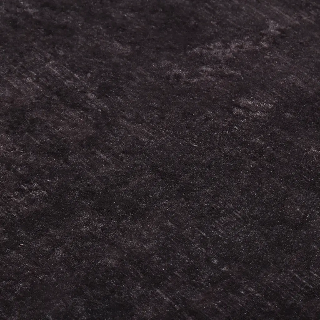 Tappeto Lavabile 80x150 cm Nero e Oro 337928