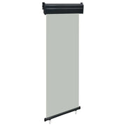 Tenda da sole laterale retrattile/schermo privacy per patio giardino terrazza balcone 60 x 250 cm grigio 02_0007034