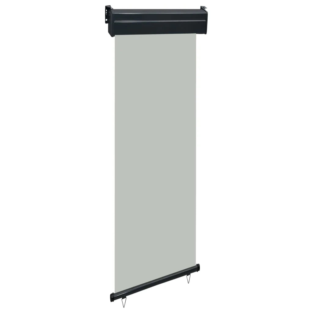 Tenda da sole laterale retrattile/schermo privacy per patio giardino terrazza balcone 60 x 250 cm grigio 02_0007034