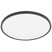 Plafoniera LED Milagro MAQ 50W 60x60 3CCT nera ultra-sottile