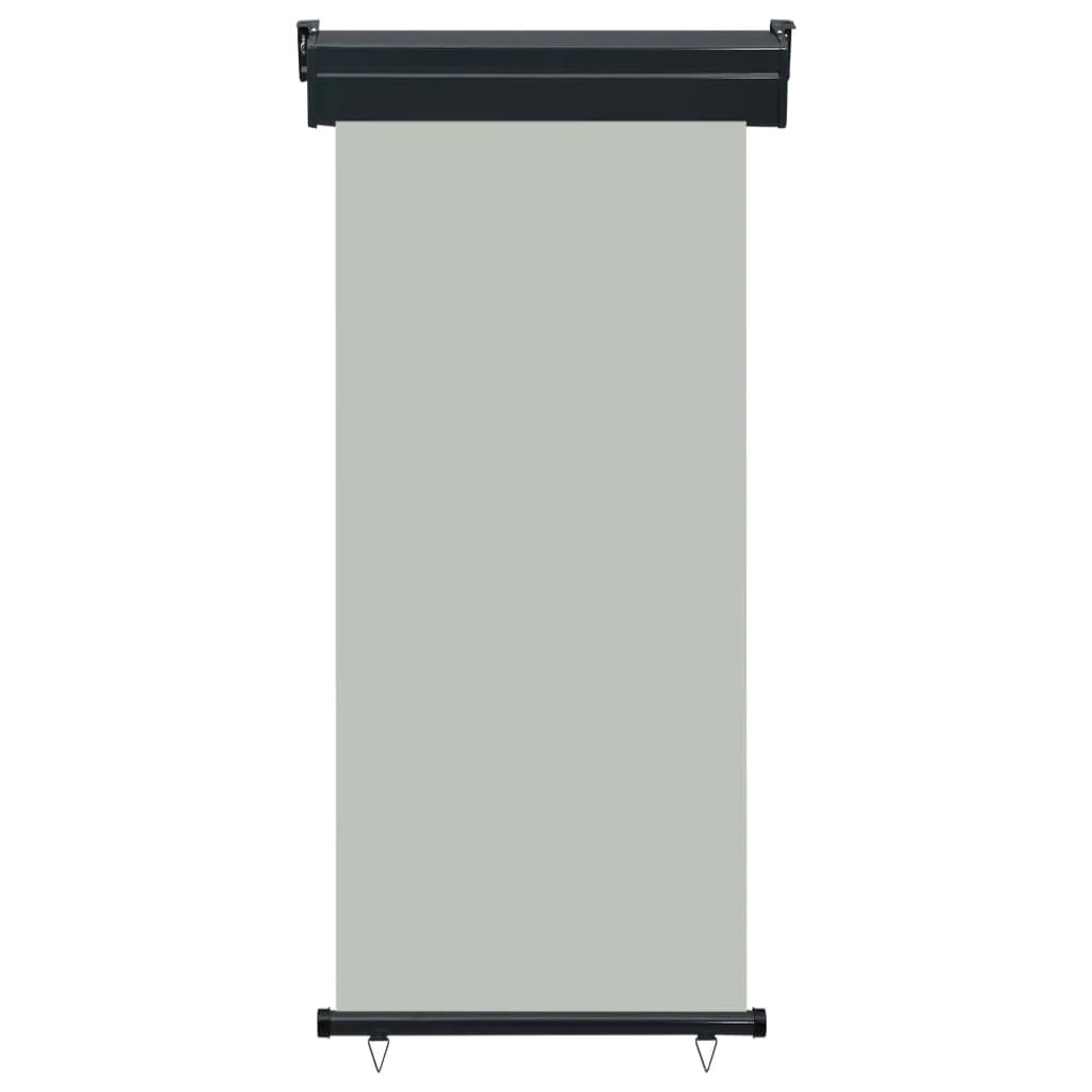 Tenda da sole laterale retrattile/schermo privacy per patio giardino terrazza balcone 80 x 250 cm grigio 02_0007040