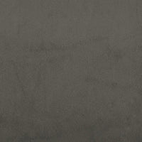 Testiera ad Orecchio Grigio Scuro 93x23x78/88 cm in Velluto