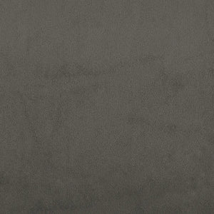 Testiera ad Orecchio Grigio Scuro 93x23x78/88 cm in Velluto