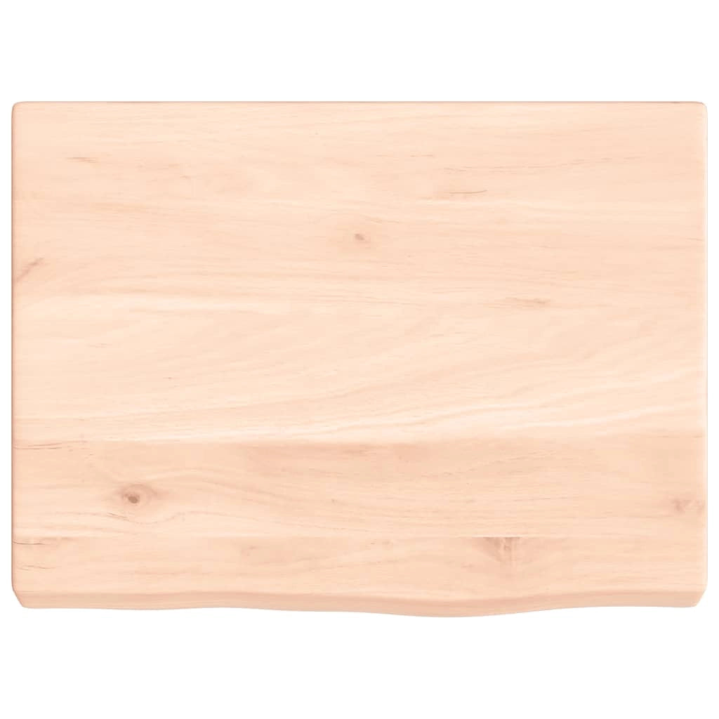 Piano Bagno 40x30x(2-4) cm in Legno Massello Non Trattatocod mxl 74443