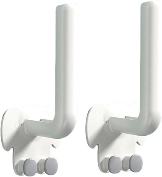 Pacchetto con 6 spille a forma di elefante bianco, chiodi per abbigliamento, chiodi per cucina, chiodi multifunzionali per parete, adesivi per abbigliamento, scarpe, borse e accessori da cucina.