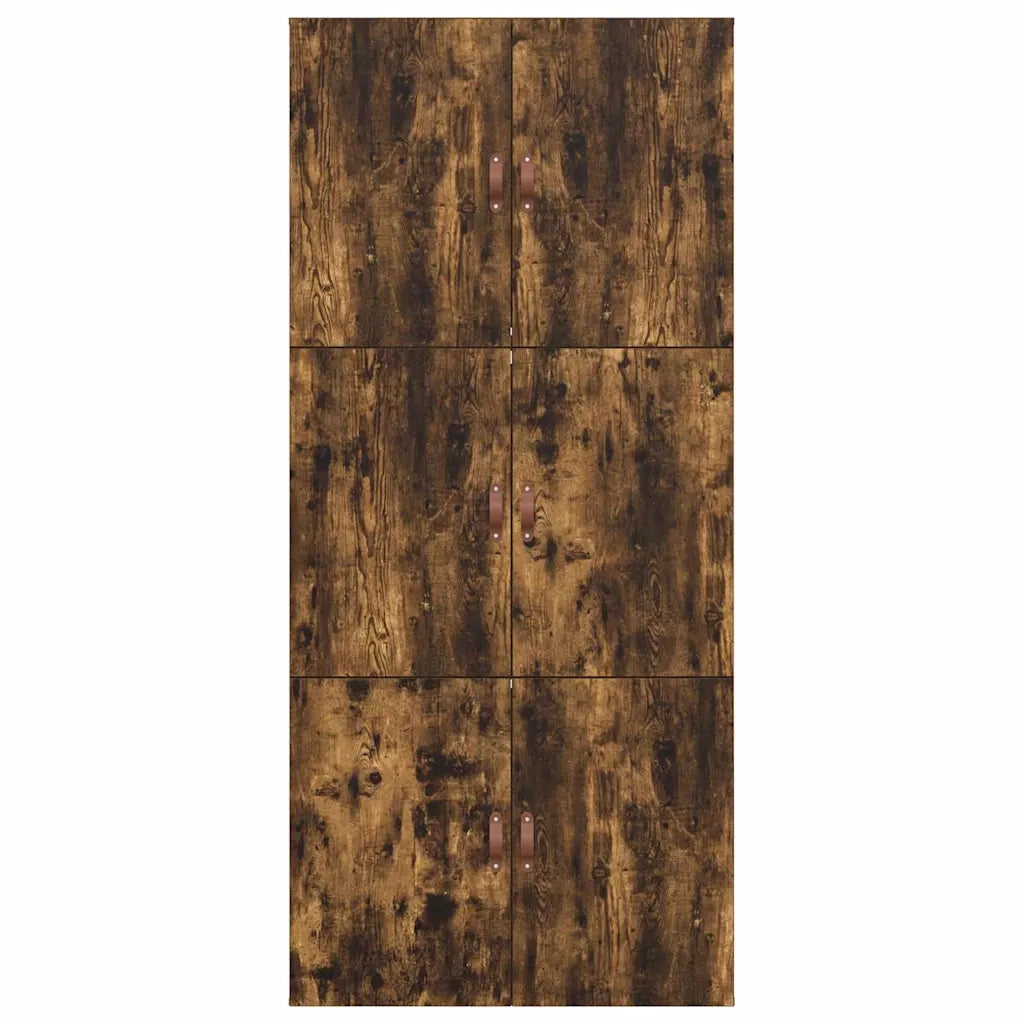 Struttura letto con contenitore Rovere fumé 90 x 200 cm 3335345